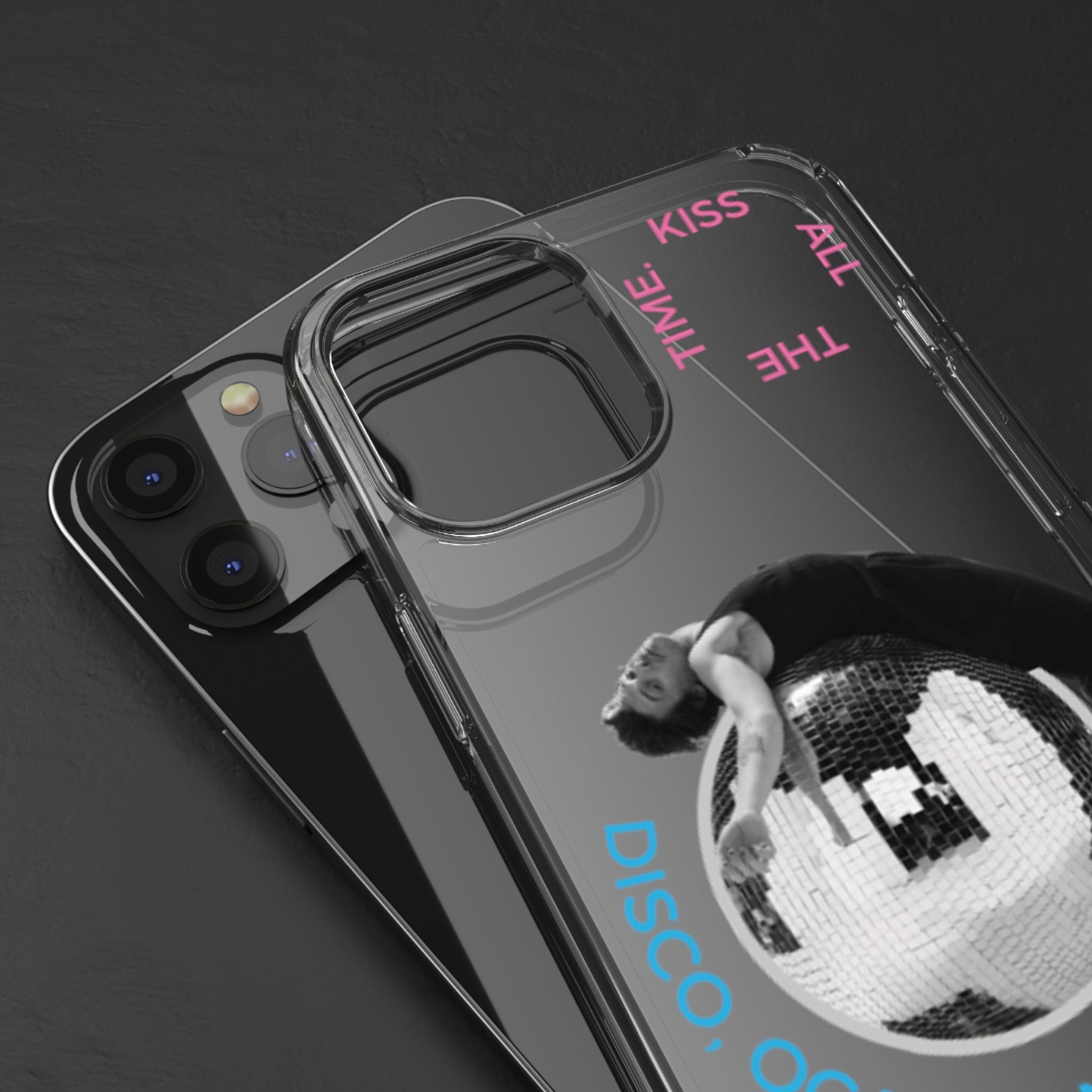 Kiss All The Time Disco Occasionally Phone Case | Clear iPhone Case Harry Styles - Daylight glow studio