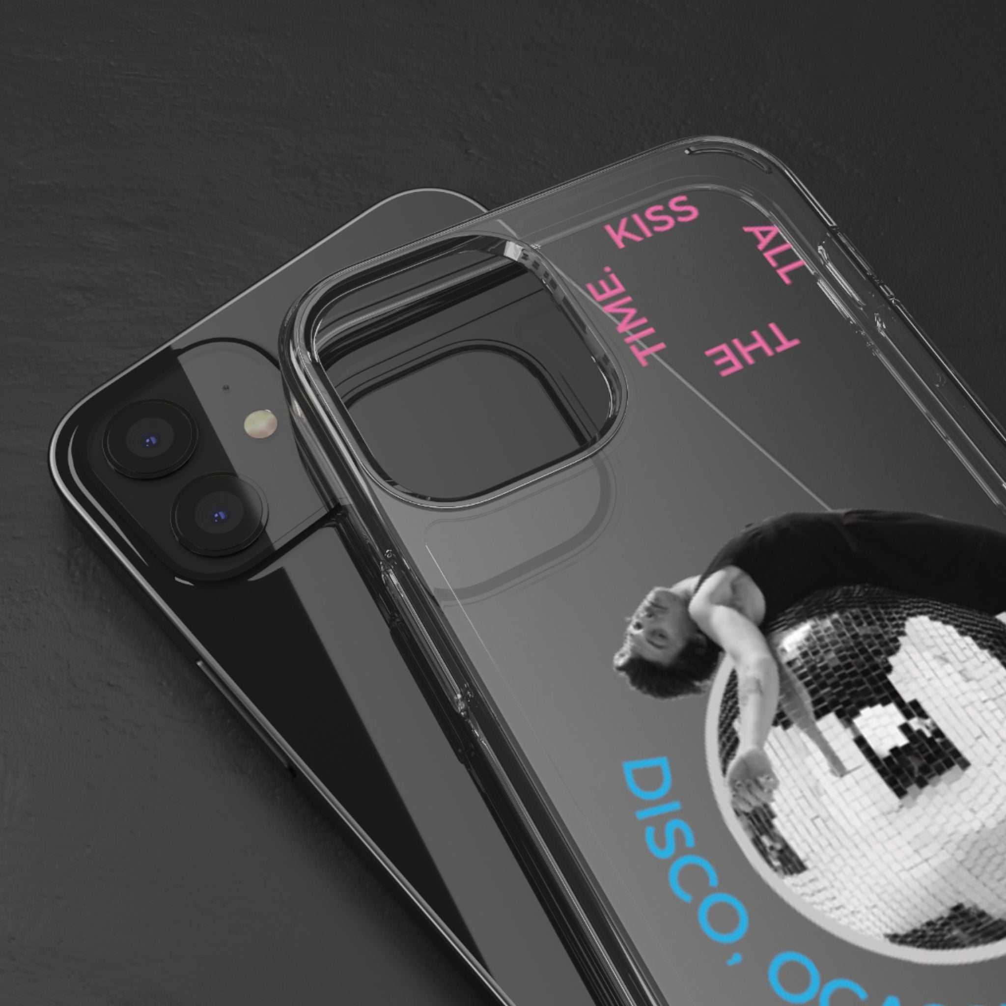 Kiss All The Time Disco Occasionally Phone Case | Clear iPhone Case Harry Styles - Daylight glow studio