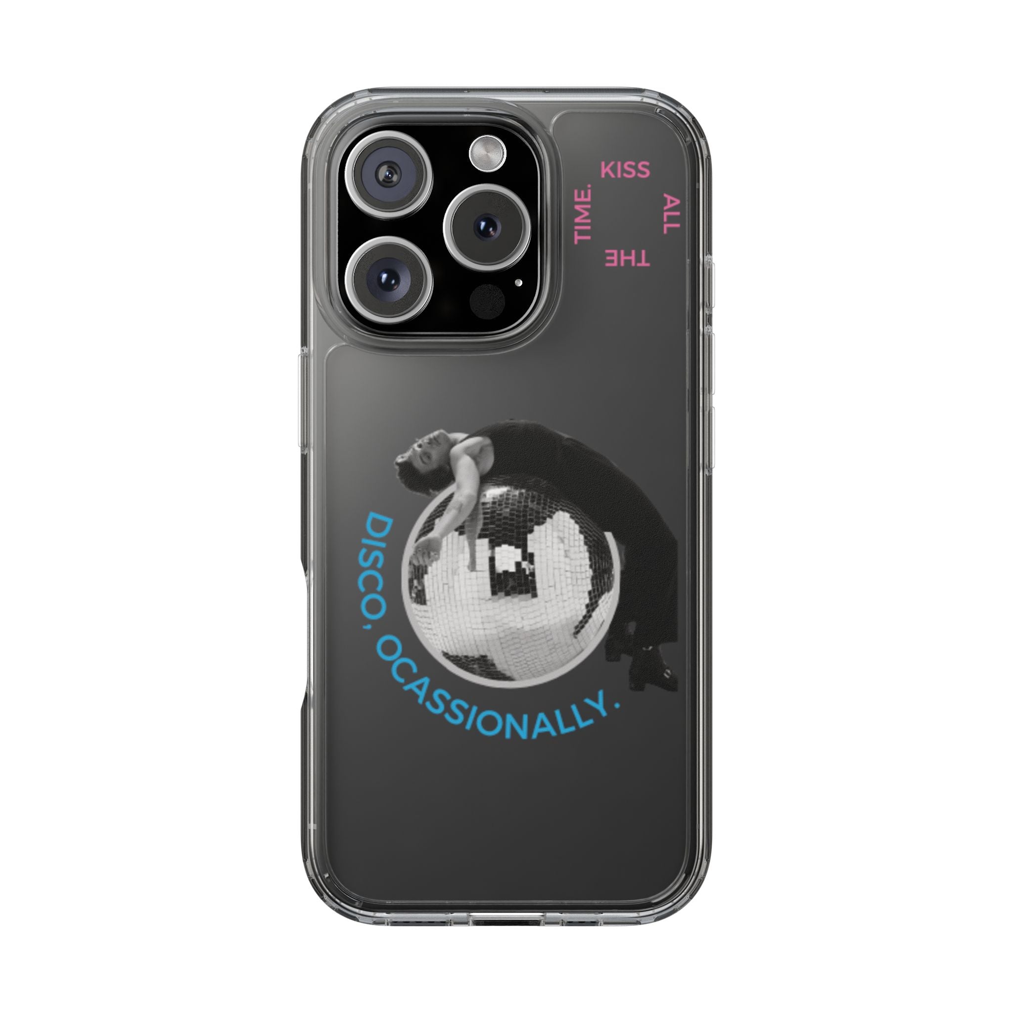 Kiss All The Time Disco Occasionally Phone Case | Clear iPhone Case Harry Styles - Daylight glow studio