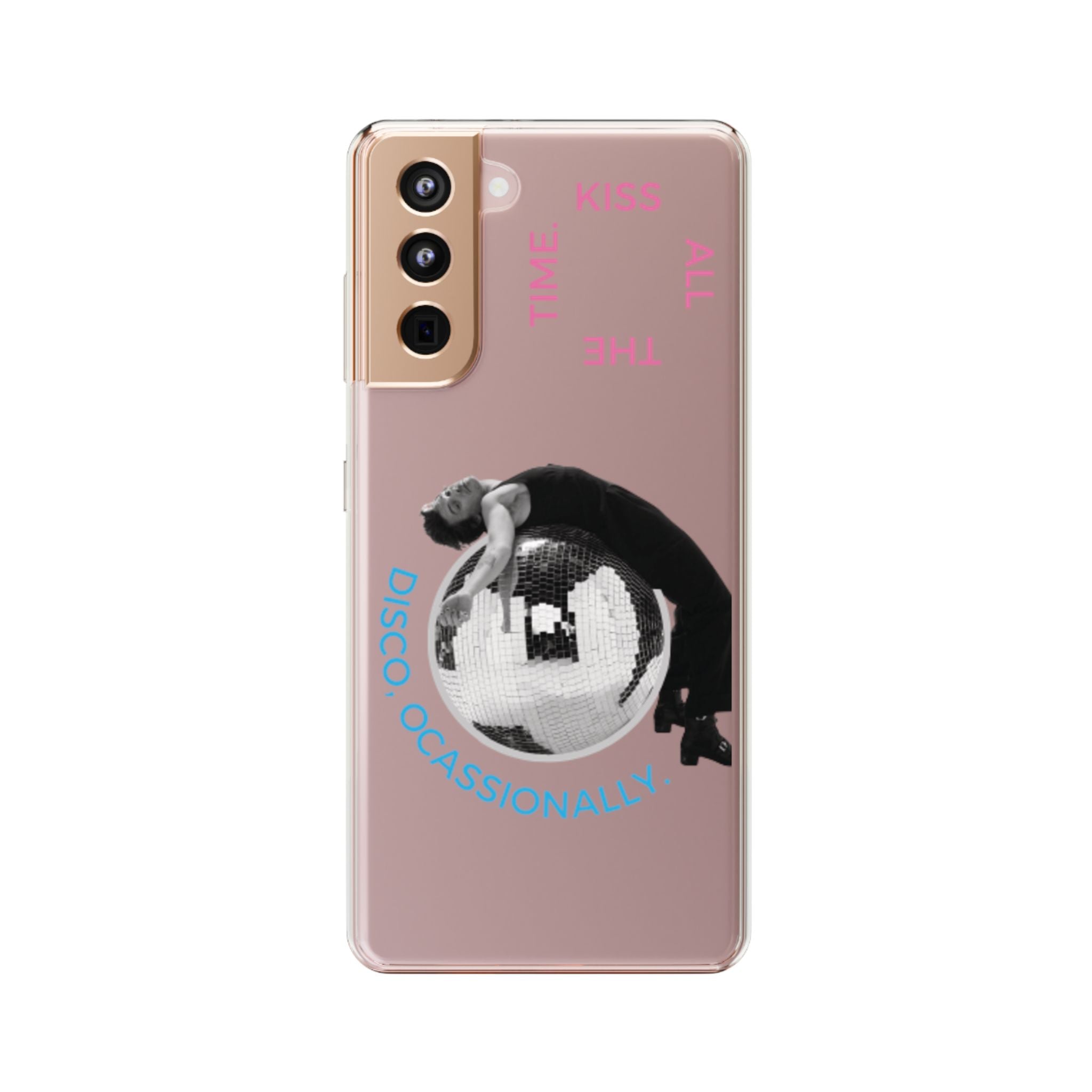 Kiss All The Time Disco Occasionally Phone Case | Clear iPhone Case Harry Styles - Daylight glow studio