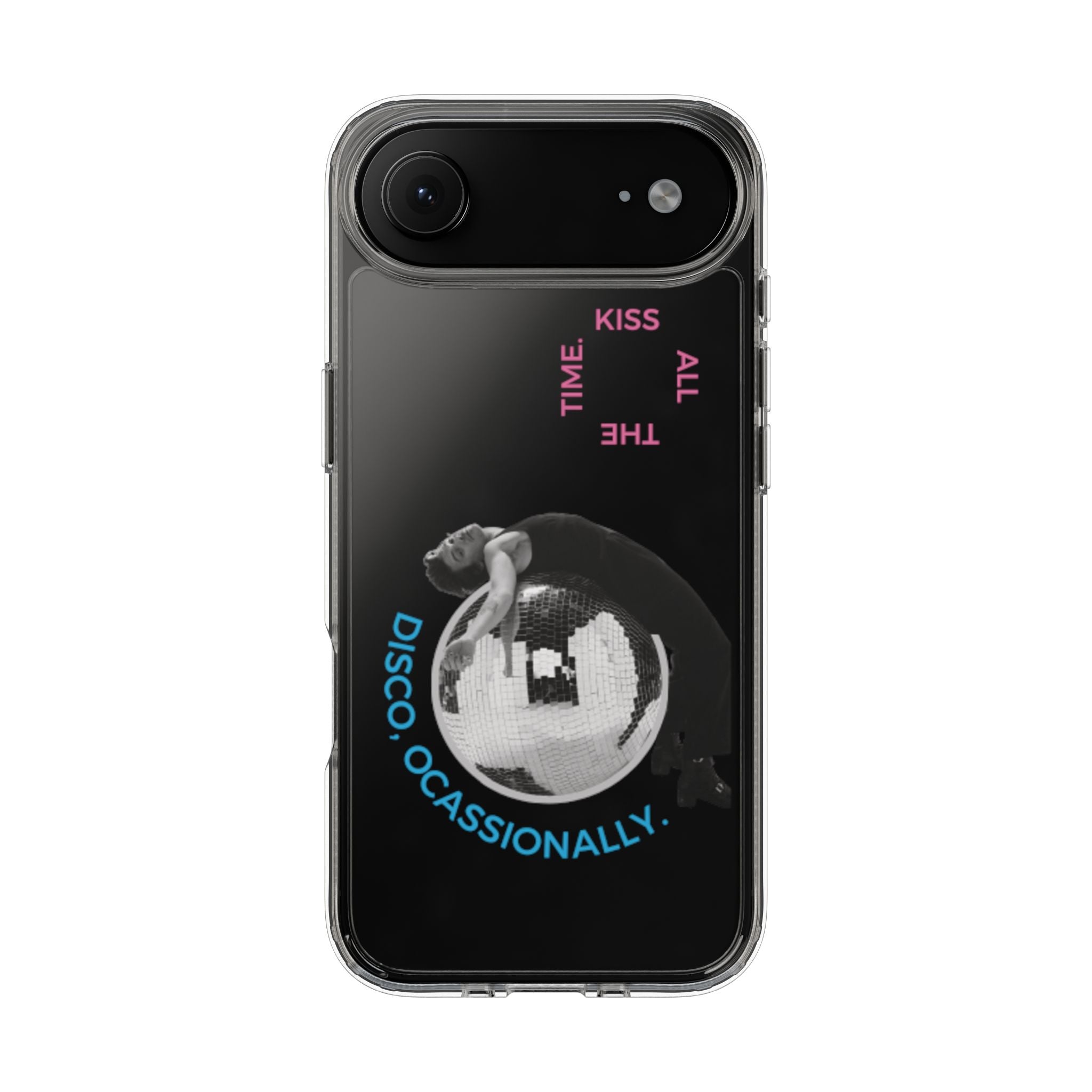 Kiss All The Time Disco Occasionally Phone Case | Clear iPhone Case Harry Styles - Daylight glow studio