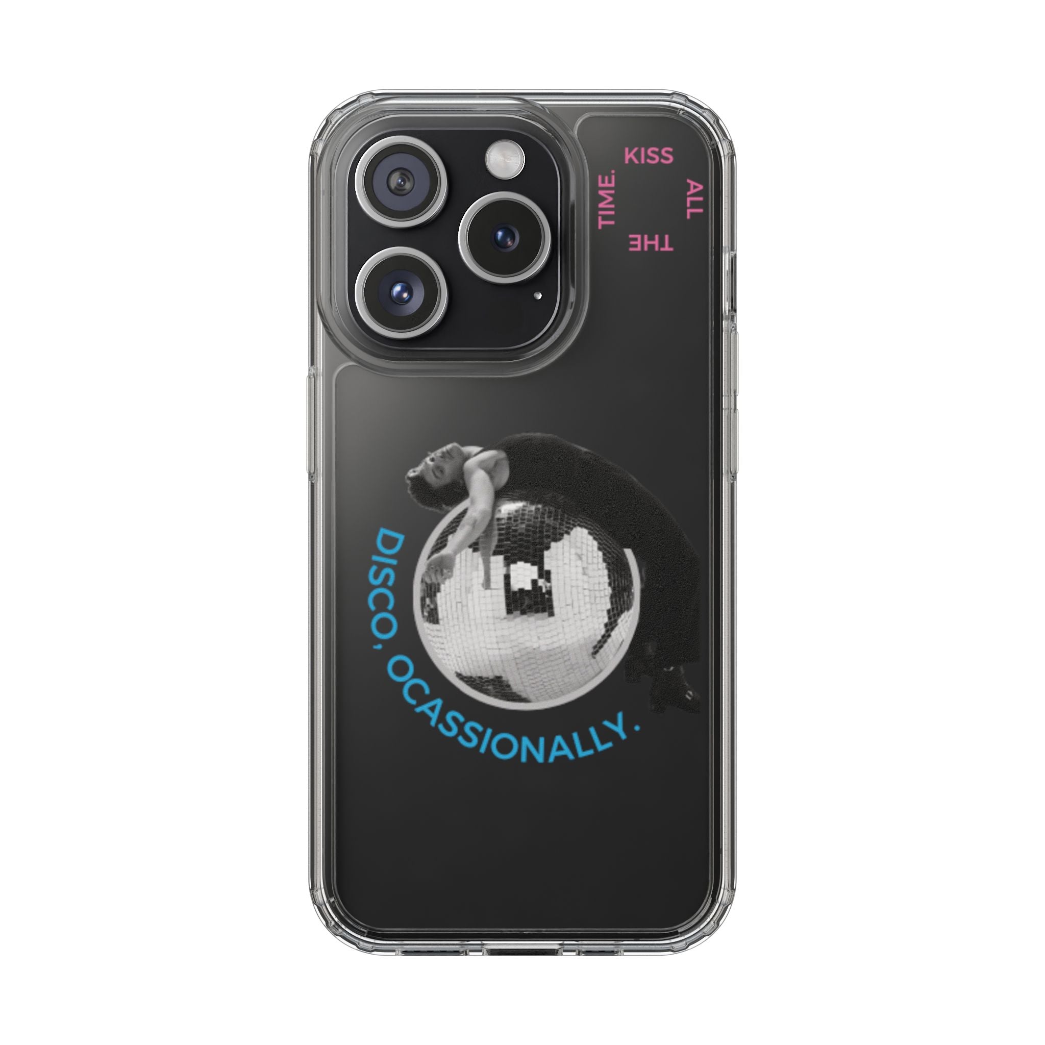 Kiss All The Time Disco Occasionally Phone Case | Clear iPhone Case Harry Styles - Daylight glow studio
