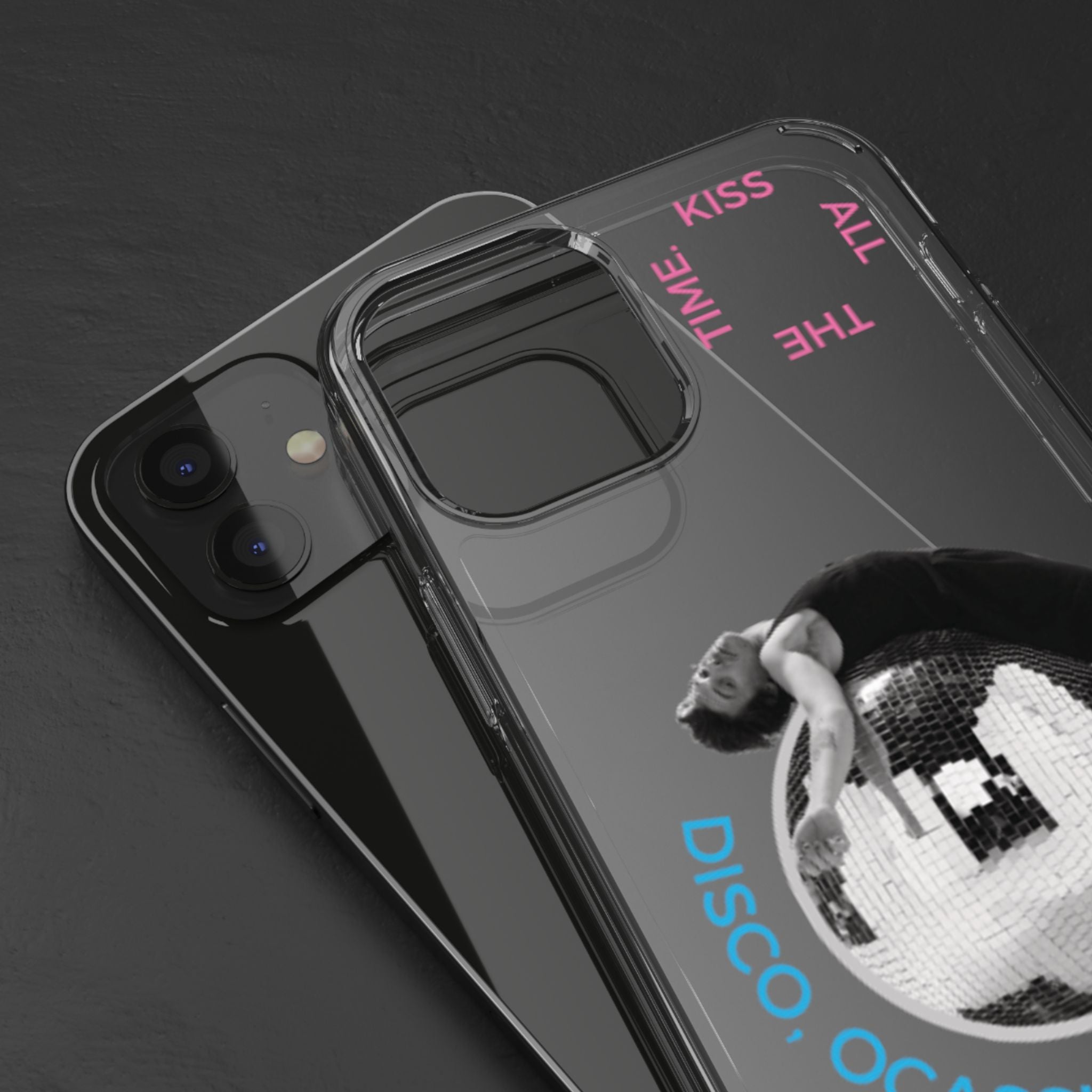 Kiss All The Time Disco Occasionally Phone Case | Clear iPhone Case Harry Styles - Daylight glow studio