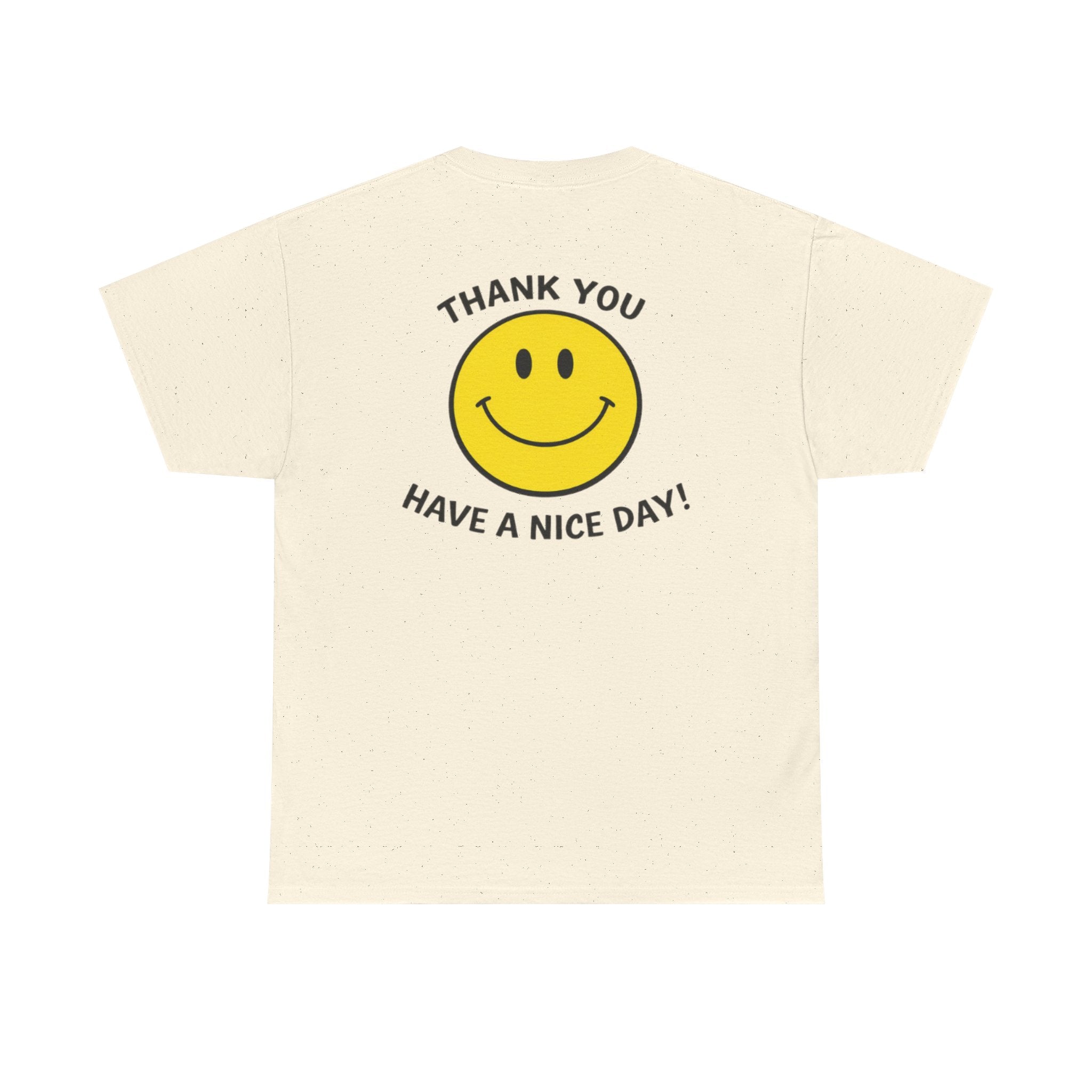 Harry Styles aperture, smiley tshirt thank you have a nice day