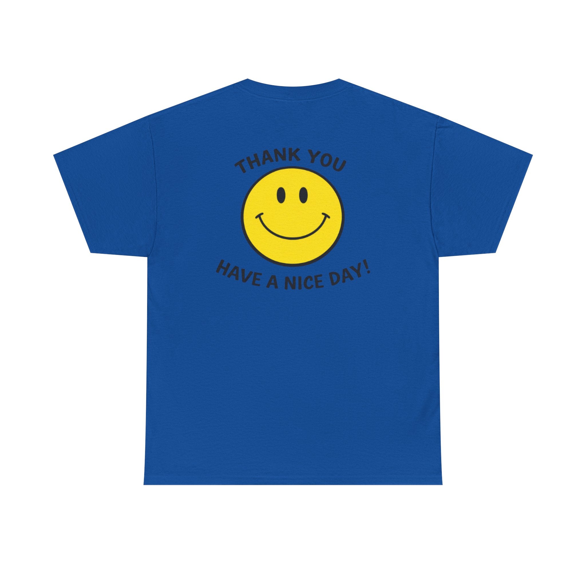 Harry Styles aperture, smiley tshirt thank you have a nice day