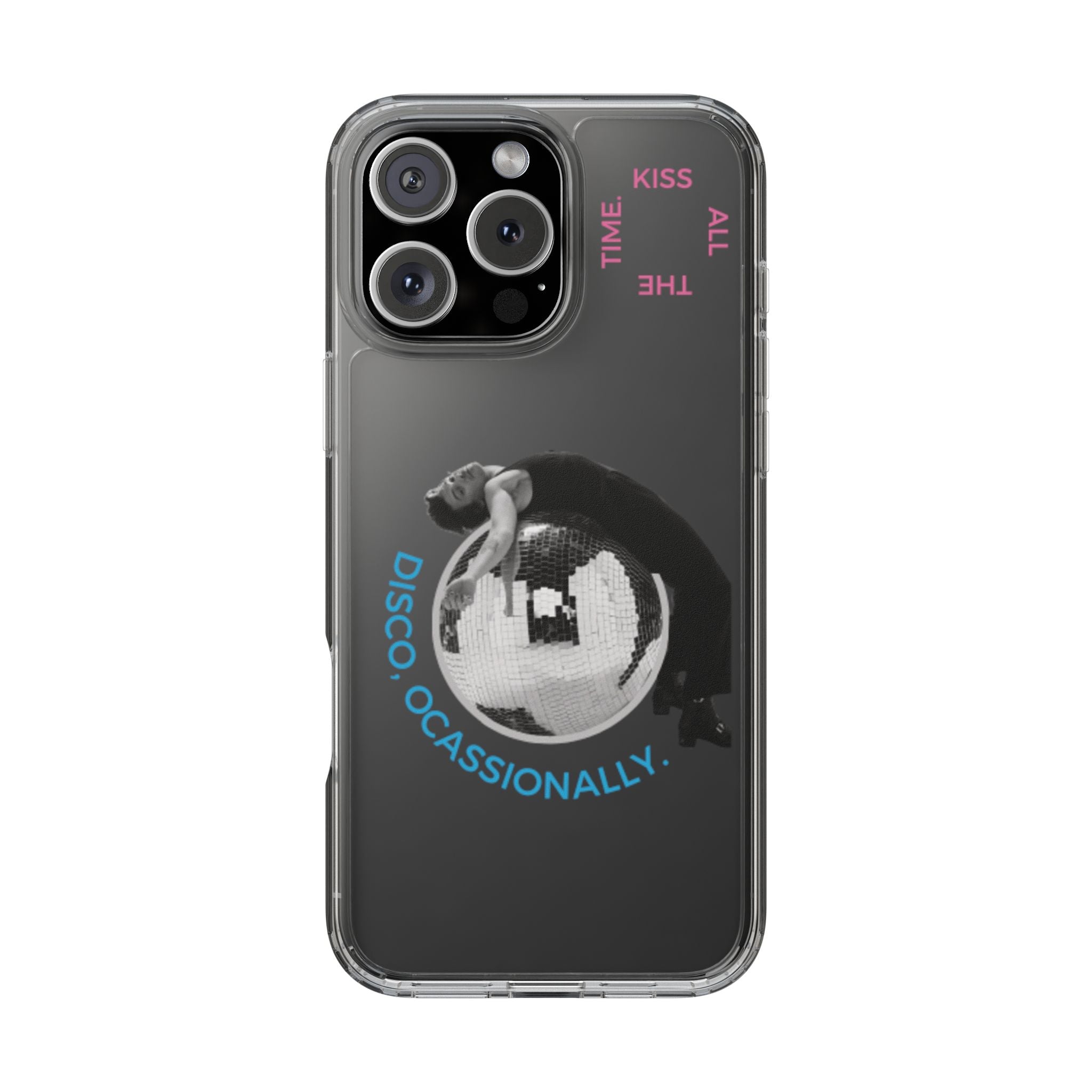 Kiss All The Time Disco Occasionally Phone Case | Clear iPhone Case Harry Styles - Daylight glow studio