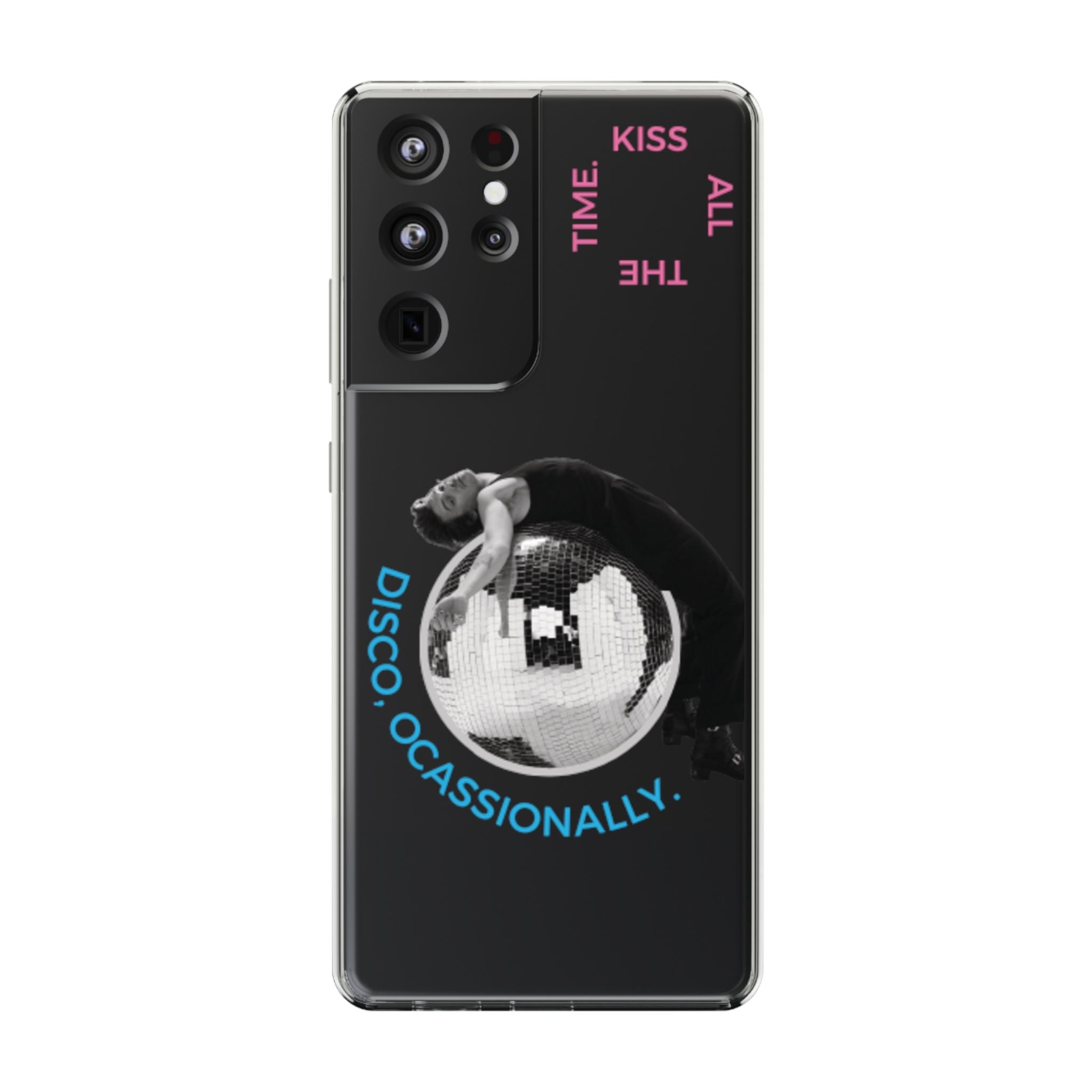Kiss All The Time Disco Occasionally Phone Case | Clear iPhone Case Harry Styles - Daylight glow studio